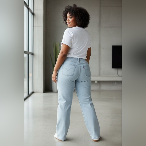 Levi's Denim - Levi's Women's Boyfriend Mid-Rise  Lapis Med Wash Jeans Size 32 (34×27) Stretch